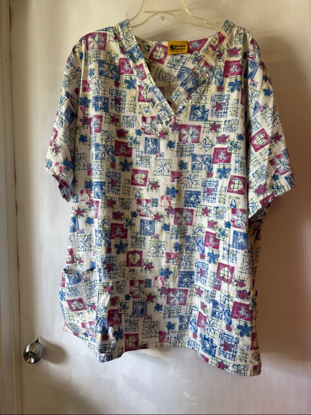 Plus Size Scrub Top